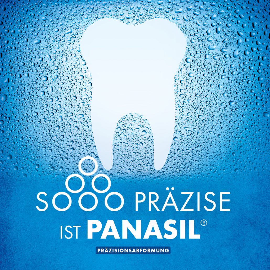 Panasil® Key Visual: Präzise und zeichnungsscharf im feuchten Milieu, das zeigt das Motiv von Panasil®