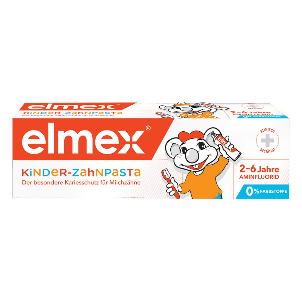 elmex® Kinder-Zahnpasta ist Testsieger bei „Stiftung Warentest“.