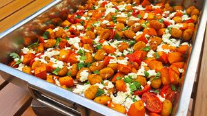 Ofen-Gnocchi mit Kürbis und Feta